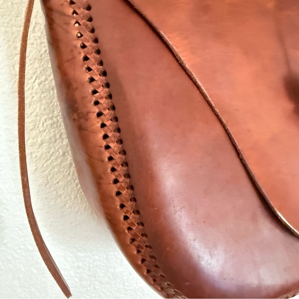 Leather satchel bag - Picture 10 of 10